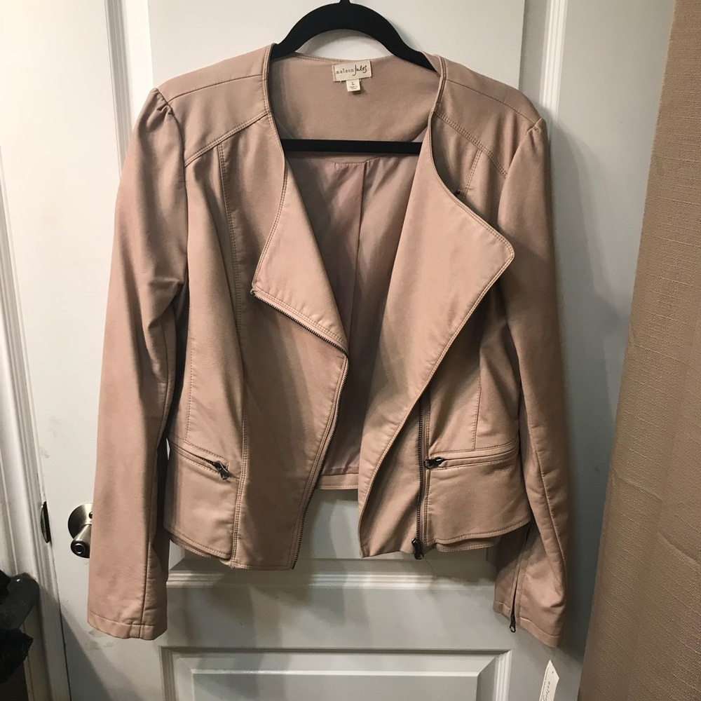 Maison Jules faux Moto leather jacket